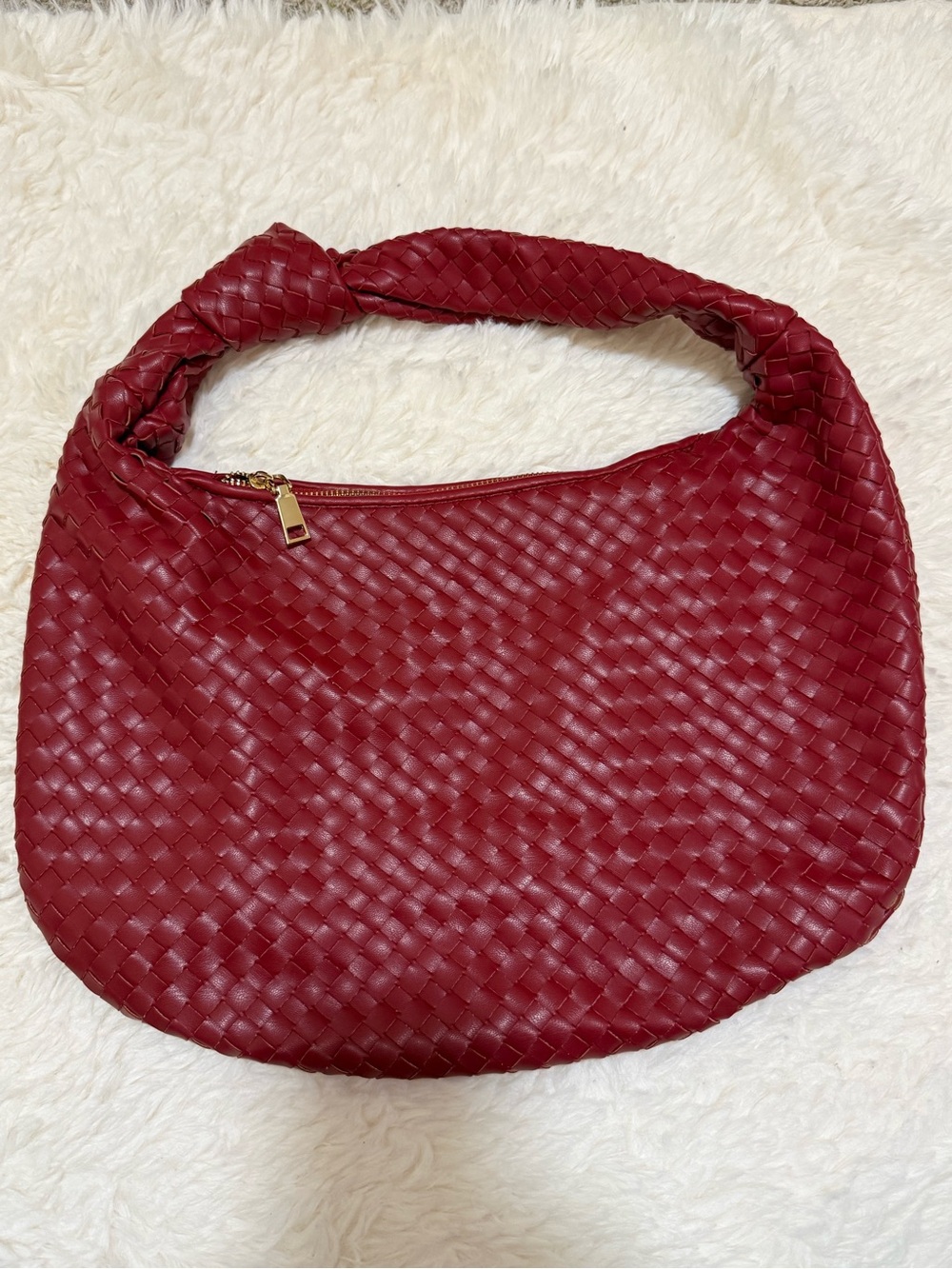 Anthropologie The Brigitte Satchel by Melie Bianco In RED
